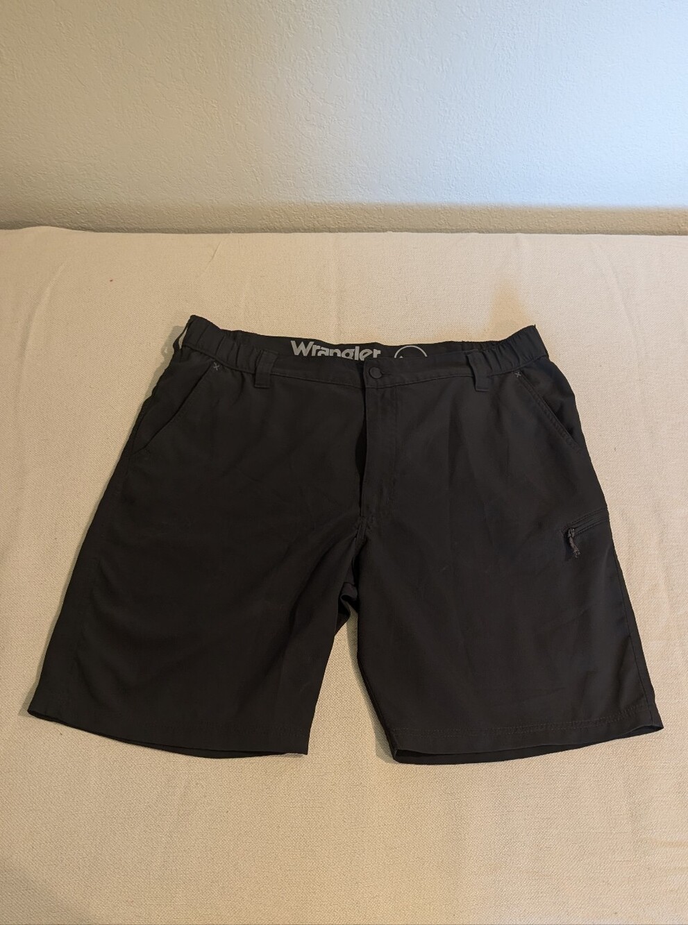 Wrangler Black Hybrid Performance Shorts